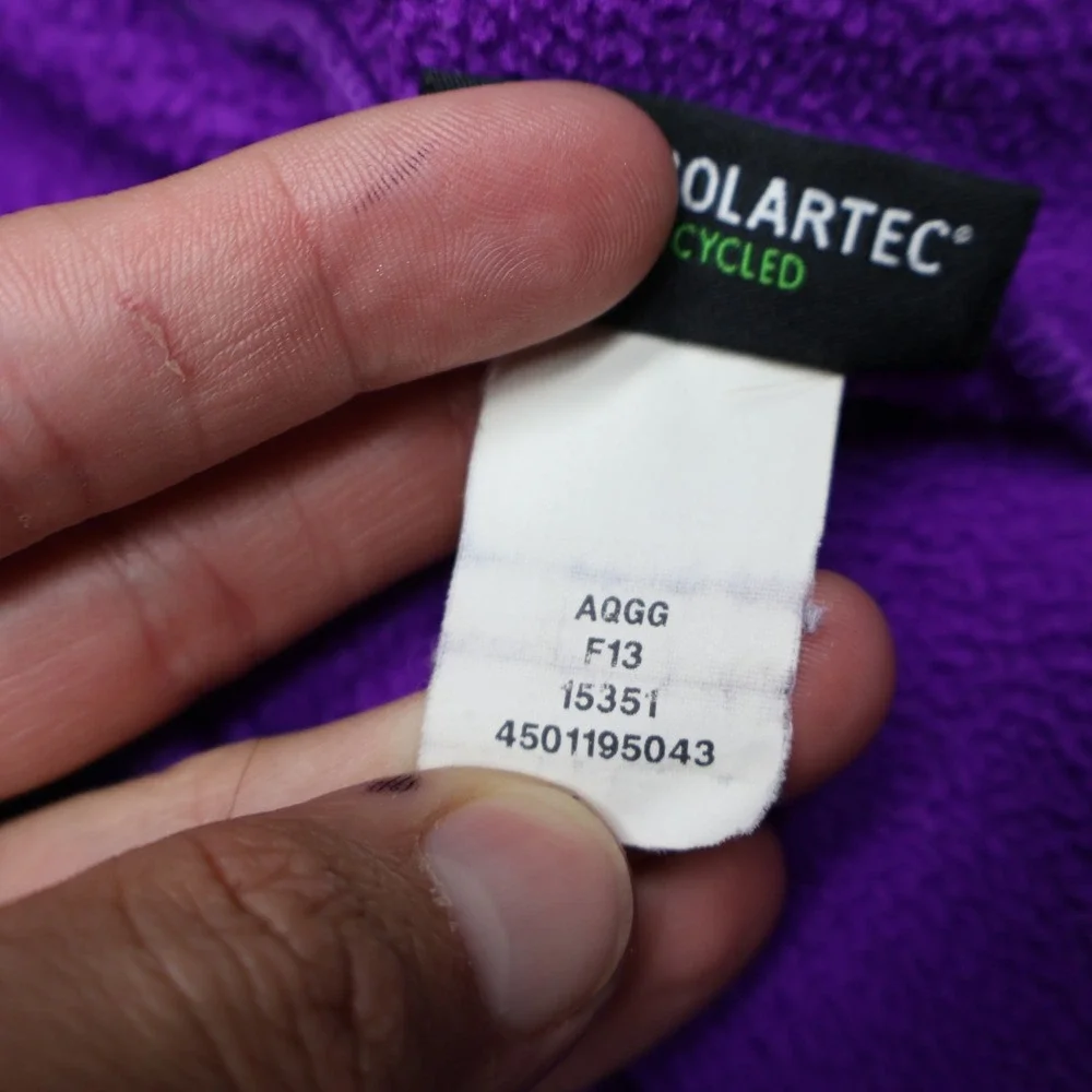 North Face Jacket Girls Small 7/8 Purple Polartec Denali Fleece Outdoor Hiking